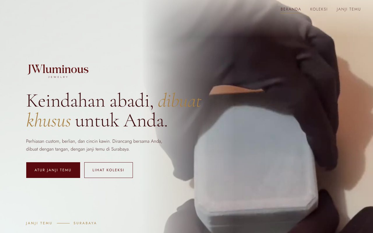 Tampilan Essential di laptop