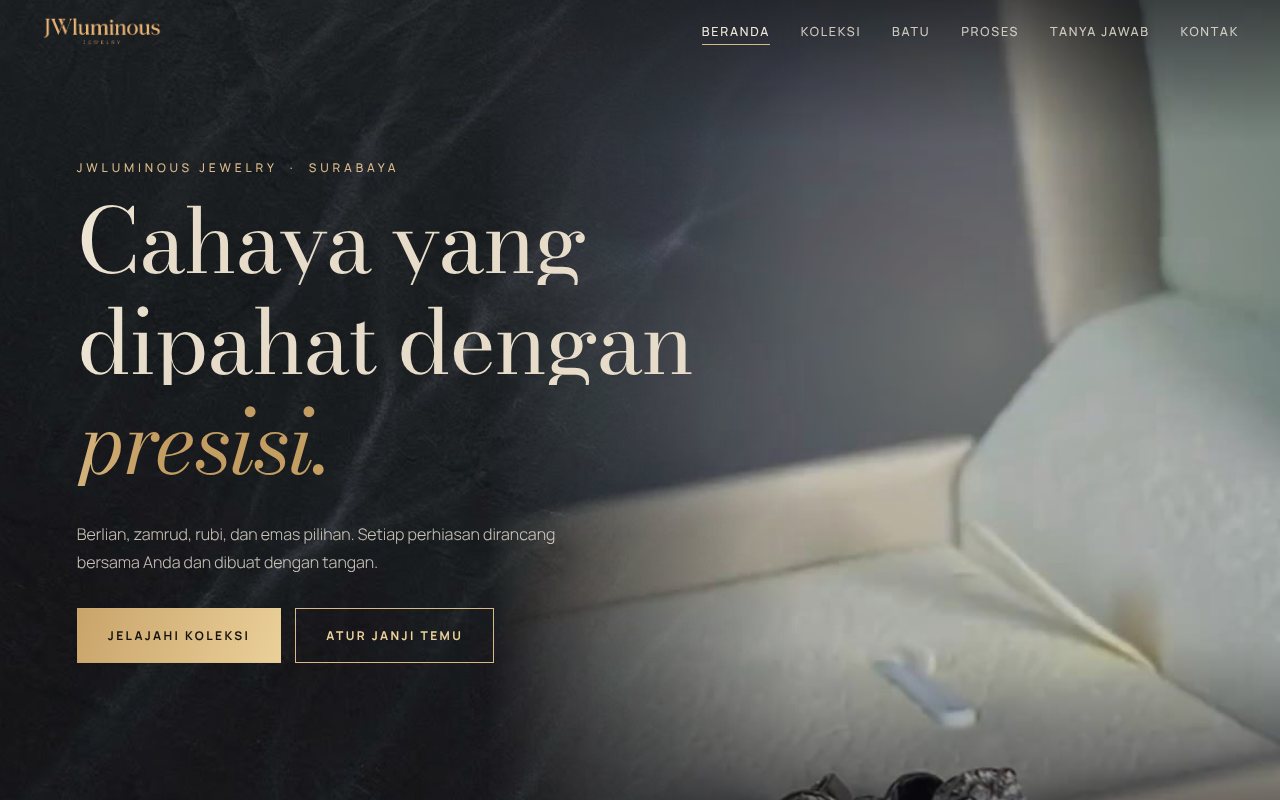 Tampilan Premium di laptop